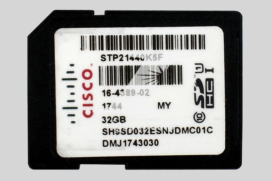 Naprawa i odzyskiwanie danych z karty pamięci Cisco