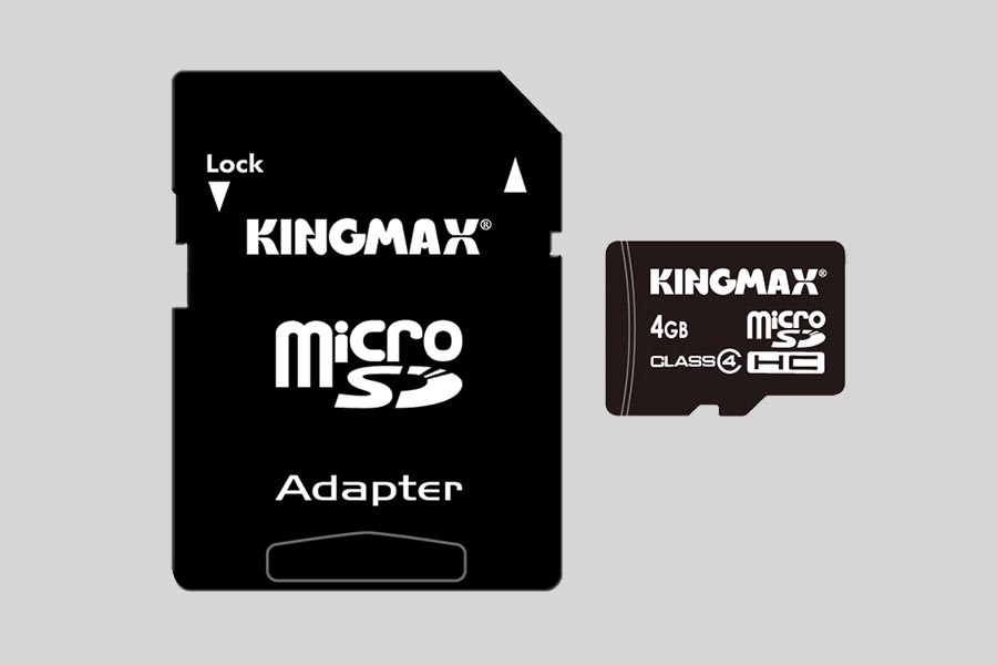 Naprawa i odzyskiwanie danych z karty pamięci Kingmax