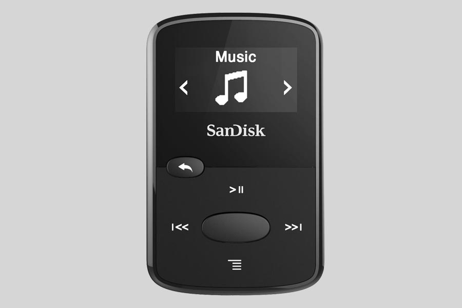 Odzyskiwanie danych z odtwarzacza MP3 SanDisk