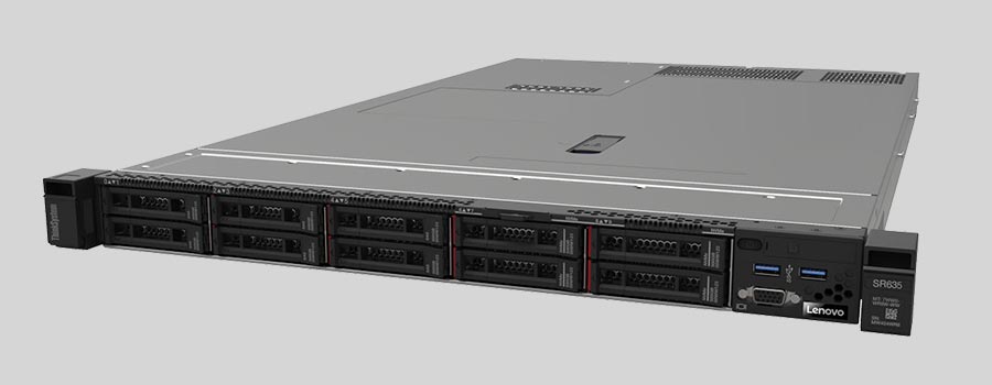 Jak odzyskać dane z NAS Lenovo ThinkSystem SR635 Rack Server