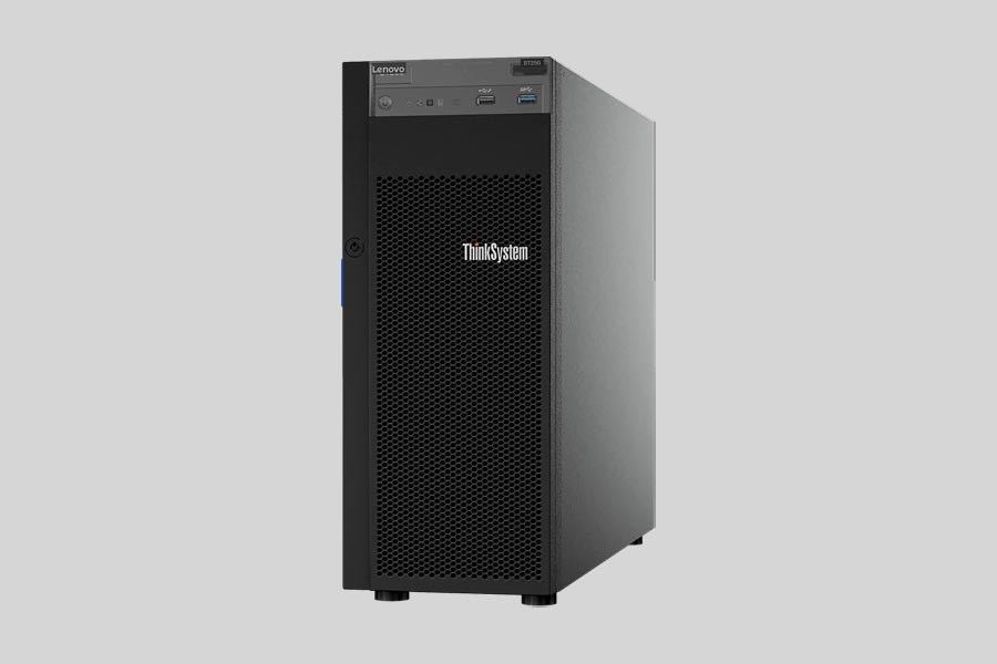 Jak odzyskać dane z NAS Lenovo ThinkSystem ST250 Tower Server