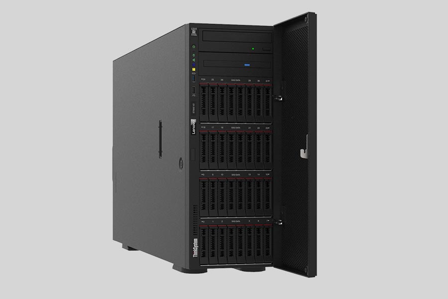 Jak odzyskać dane z NAS Lenovo ThinkSystem ST650 V2 Tower Server