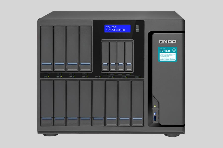 NAS QNAP Turbo Station TS-1635: proste techniki na odzyskiwanie utraconych plików z RAID.