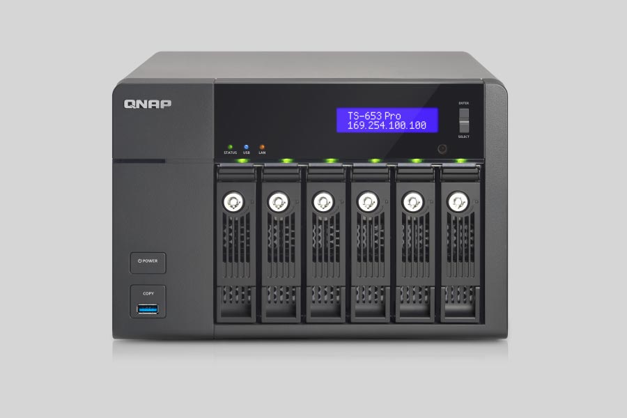 Jak odzyskać dane z NAS Qnap Turbo Station TS-653 Pro / TS-653A