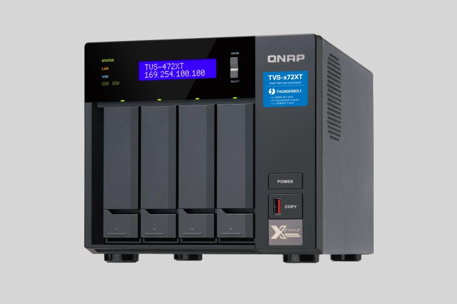 Jak odzyskać dane z NAS Qnap TVS-472XT