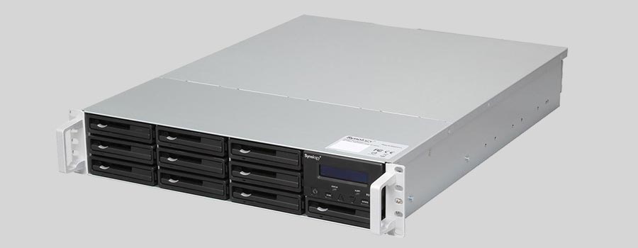 Jak odzyskać dane z NAS Synology RackStation RS10613xs+