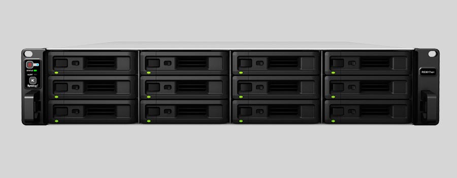 Jak odzyskać dane z NAS Synology RackStation RS3617xs+ / RS3617RPxs / RS3617xs