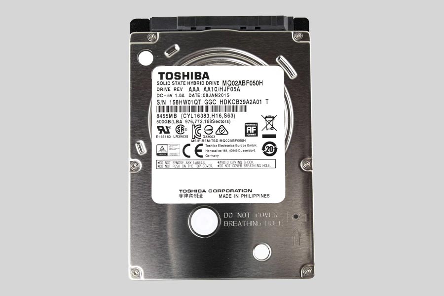 Naprawa i odzyskiwanie danych z dysku SSHD Toshiba