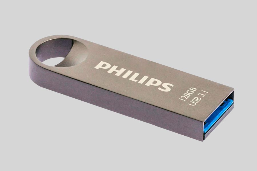Naprawa i odzyskiwanie danych pendrive’a Philips