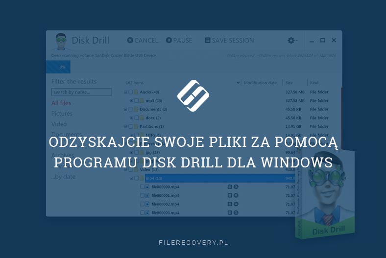Odzyskajcie swoje pliki za pomocą programu Disk Drill dla Windows