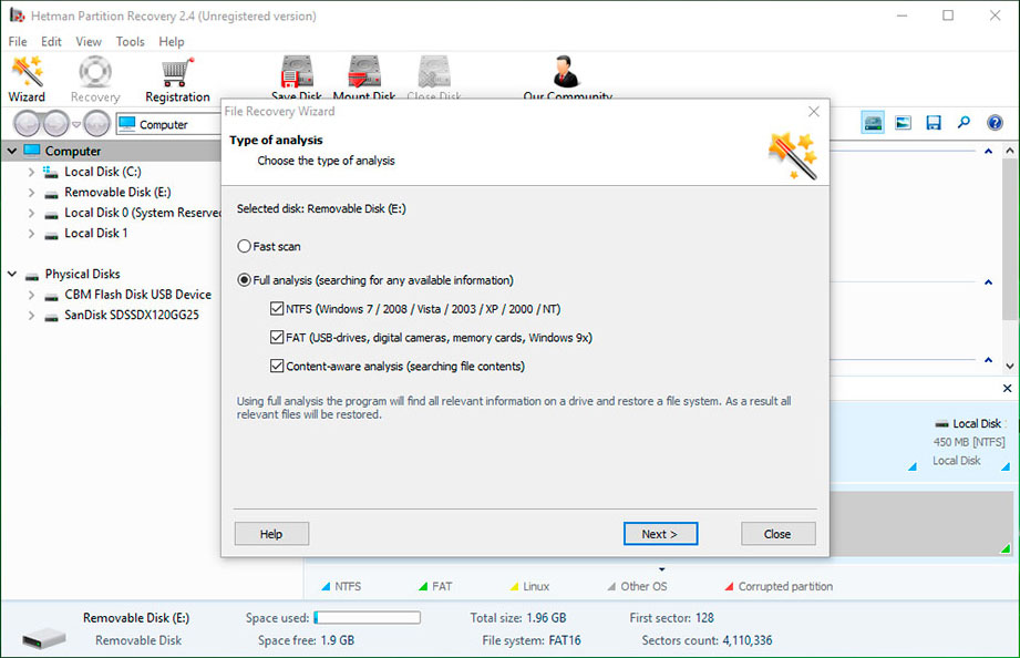 Program do odzyskiwania usuniętych plików Windows Server 2008