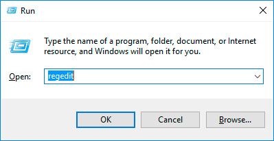 Polecenie Wykonać Windows 7: regedit